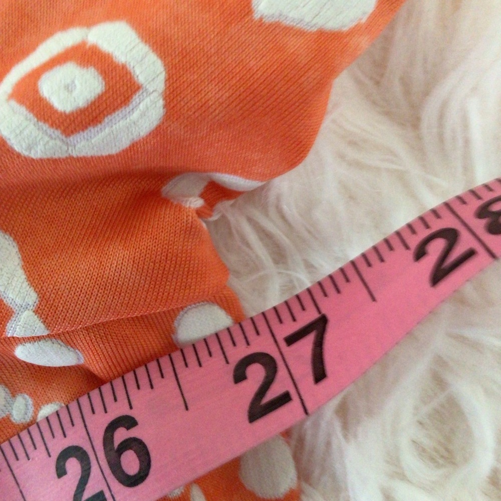 Ruby Rd. Orange and White Patterned Tunic Blouse - image 4